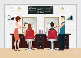 Over 75,948 beauty salon pictures to choose from, with no signup needed. Hairdresser Cuts Customer S Hair In The Beauty Salon Hair Salon Royalty Free Cliparts Vectors And Stock Illustration Image 84803673