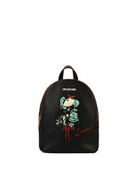 Love Moschino Backpack In Black Moschino Bag Moschino Backpacks