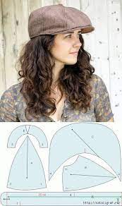 Boina Gorro De Mujer Con Patrones Moldes Patronesdecostura Costura Sewing Sewingpatterns Sewingtutorials Hat Patterns To Sew Hat Pattern Cap Patterns