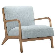 Its stunning form showcases swooping arms and tapering legs, all of teak wood. Gray And Elm Wood Mid Century Modern Armchair Kirklands