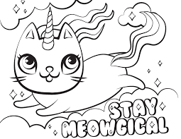 These alphabet coloring sheets will help little ones identify uppercase and lowercase versions of each letter. Meowgical Free Coloring Downloads Fashion Angels