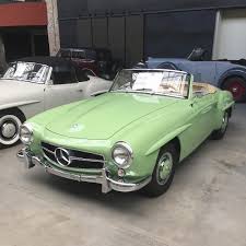 Green Mercedes Benz 190sl Pic Via Instagram 190slrestorations Bruceadams190sl Dream Cars Mercedes Benz Mercedes
