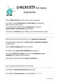 Checkliste Geschichte Schreiben Uberprufung Der Eigenen Geschichte Unterrichtsmaterial Im Fach Deutsch In 2020 Geschichten Schreiben Geschichte W Fragen