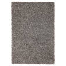 Ikea Hampen Rug High Pile Gray Durable Stain Resistant And Easy To Care For Since The Rug Is Made Of Synthetic Fibers The H Rugs Ikea Rug Shag Area Rug
