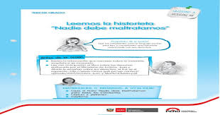 Y también este libro fue escrito por un escritor de libros que se. Leemos La Historieta Nadie Debe Maltratarnos Que Los Estudiantes Usen El Lenguaje Escrito