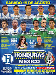 The game will also broadcast on tudn in spanish. Idolos Leyendas Del Futbol Honduras Vs Mexico Custom News Calendar Durham County Sheriff