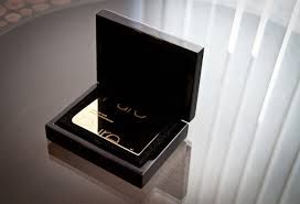 Unique holders in black, silver, gold, metal, wood. Pure Gold Business Cards Pure Metal Cards