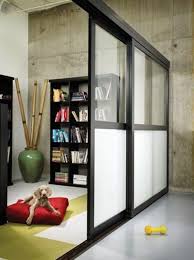 Sliding Doors As Room Dividers More Privacy In The Small Apartment Freestanding Room Divider Room Divider Doors Glass Room Divider