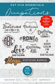 Download Dietician Svg Dietician Svg Bundle Student Nutritionist Rd Etsy In 2021 Svg Dietician Monogram Alphabet