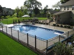 Rectangle Pool Wisconsin Rectangle Pool Designs Rectangular Swimming Pools Backyard Pool Landscaping Inground Pool Landscaping Pools Backyard Inground