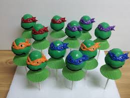 My First Ninja Turtle Cake Pops Tmnt Party Ninja Turtle Cake Pops Ninja Turtle Party