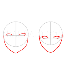 Face structure drawing step by step. How To Draw A Face For Kids Step By Step Drawing Guide By Dawn Dragoart Com