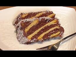 Das rezept bananen kirsch kuchen mit keksen wird dir schmecken. Zebrakuchen Ohne Backen Mit Nur Keksen Und Pudding Youtube