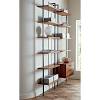 Selling two cb2 helix 96 bookcases in acacia that are about a year and a half old, in excellent condition, because we're moving to a space where these don't really fit. 1