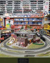 Our Layout At Trainland With Our Wall To Wall Display Of O Gauge Trains Come Stop By Our Shop At 293 Sunrise Highway Lynbrook Ny Lynbrook Sunrise Train