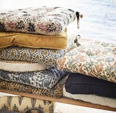 If you prefer stretch chair covers, you. Printed Cotton Chair Pads Various Designs By The Forest Co Notonthehighstreet Com