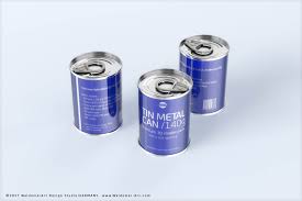 Packaging 3d Model Of The Tin Metal Can 140g With Pull Open Metal Tins Metal 3d Model