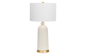 Melrose Table Lamp Off White Gold Now 315 50 Was 395 00 Lamp Table Lamp Gold Light