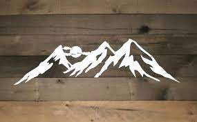 Mountains Metal Wall Art Mountain Landscape Mural For Etsy In 2021 Art Mountain Art Diy Mountain Wall Art