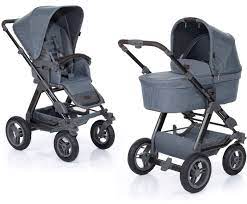 Comfortable carrycot with large reclining surface for your newborn and convertible seat unit with completely flat lying position for toddlers Abc Design Viper 4 Kinderwagen Mit Tragewanne Mountain