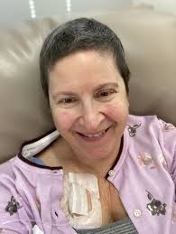 Immunotherapy. It's been five months since my last chemo and the hair is  coming in strong!