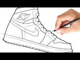 This is my favorite shoe to draw !!! How To Draw Jordans Step By Step Slowly Novocom Top