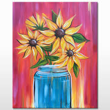· large inventory of fresh flowers · tropicals · plants ·. Paint Sip In Rancho Cucamonga Ca Sunflowers With The Paint Sesh