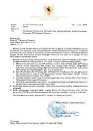 Surat yang resmi biasanya ditujukan kepada suatu instansi. Menteri Rini Teken Surat Penjualan Aset Pertamina Ini Kata Kementerian Bumn Okezone Economy