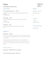 Resume templates resume formats for it freshers. Resume Format For Freshers Diploma In Mechanical Engineering Be Young Have Fun Drink Curriculum Vitae