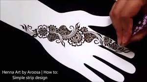 How To Simple Henna Design Henna Art By Aroosa Henna Designs Easy Simple Henna Tattoo Henna Designs