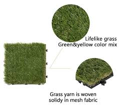 Wide roll = 150 square ft. Garden Artificial Turf Permeable Artificial Grass Deck Tiles G017 Permeable