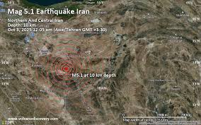 Significant Earthquake of Magnitude 5.1 Just Reported 75 km Northeast of Ardestan, Iran