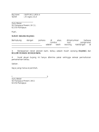 Maybe you would like to learn more about one of these? Contoh Surat Akaun Bujang