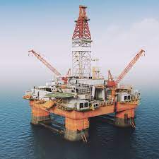 3d Semi Submersible Oil Rig Turbosquid 1178366 Oil Rig Oil Platform Submersible