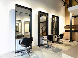 Mirror W Deep Steel Frame Back Storage And Shadow Line Interior Design Awards Beauty Room Toni And Guy Salon