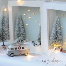 Winterlandschaft Im Bilderrahmen Ein Diy Im Winter Ikea Weihnachten Diy Weihnachtsdekoration Diy Rahmen