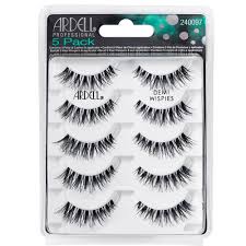 Sold by top quality distributions. Ardell Professional Multipack Naturals Strip Lashes Demi Wispies Black 5 Pairs Lash Applicator Free Delivery Justmylook