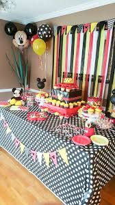 Diy Baby Boy 1st Birthday Decoration Ideas For Boy Diy Mickey Mouse Party Ideas Beautiful Eats Things Mickey Mouse Parties Mickey Mouse Theme Party Mickey Mouse Birthday Decorations