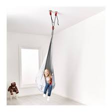 This Hanging Cave From Ikea Is Only Available In Gray With Red Cushion Cover A 3m Long Rope And A Ring Ikea Hanging Chair Hanging Chair Outdoor Hanging Seats