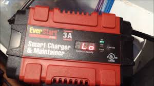 Black Decker Smart Battery Charger Codes How To Hook Up The Everstart Smart Charger Maintainer And Review Youtube