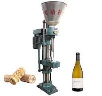 Wine Cap Sealing Machine Semi-Automatic Alcohol / Wine Glass Bottle Corker/  Bottle Cork Capping Machine