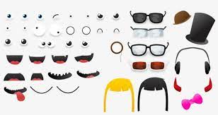 Doll eyes doll face eye stencil eye stickers cartoon eyes snowman faces clay pot crafts paper piecing patterns face design. Free Png Download Printable Eyes Ears Nose And Mouth Eyes Nose Mouth Template Transparent Png 850x410 Free Download On Nicepng