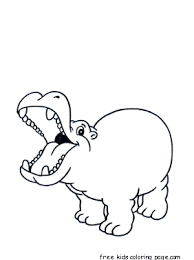 Free Printable Hippo Coloring Pages For Kids Coloring Pages Animal Coloring Pages Coloring Pages For Kids