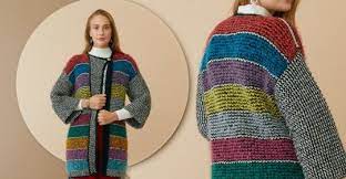 Orgu Aski Selanik Orgu Teknigi Ile Renkli Uzun Hirka Yapilisi Orguaski Com Hirkalar Moda Stilleri Kiyafetler Elisi
