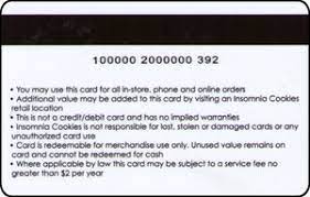 Interested and eligible entrant can visit officials rules by clicking on sweepstakes rules (the link is given below). Gift Card Fresh Warm Cookies Restaurants United States Of America Insomnia Cookies Col Us R Inc 001