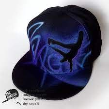 Custom Hip Hop Snapback Hat With Your Name Graffiti Airbrushed Baseball Cap Personalized Gift For Boy And Girl D Snapback Hats Band Costumes Airbrush T Shirts
