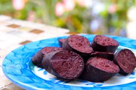 It is made from pork or beef blood, with pork fat or beef suet, and a cereal, usually oatmeal, oat groats or barley groats. Black Pudding A The Blood And Guts Taste Of The Caribbean