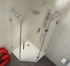 8mm Frameless Pentagonal Shower Enclosure 800x800mm F 314 800 Nt Scene2 Square Large Corner Shower Enclosures Small Bathroom Makeover Corner Shower