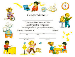 Maybe you would like to learn more about one of these? Kindergarten Diploma Certificates On Parchment