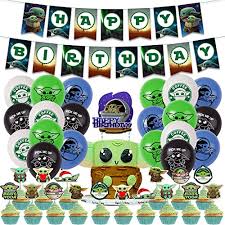 Maybe you would like to learn more about one of these? Buy Baby Yoda Birthday Decorations Baby Yoda Birthday Party Supplies Set Include Balloons Banners Cake Tops Online In Vietnam B08tx6ht18